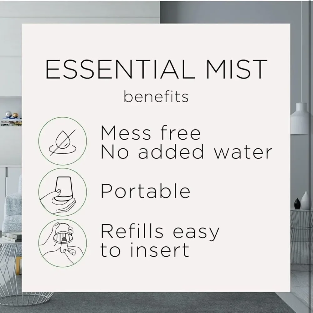 Air Wick Essential Mist Refill 3 Lavender & Almond Blossom, Essential Oils Diff